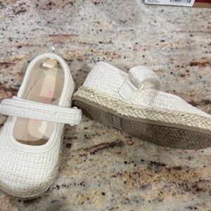 NEW ( without tags )Carter’s Kids Cream Espadrille Shoes